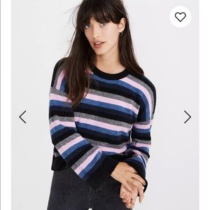 Madewell Cardiff Striped Crewneck Sweater